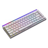 คีย์บอร์ดเกมมิ่ง Ajazz NK68 White Red Switch