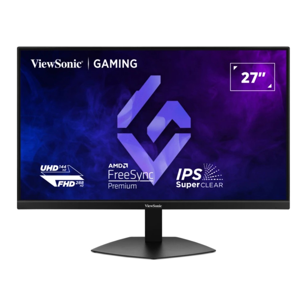 จอมอนิเตอร์ VIEWSONIC XG2730D-4K Gaming Monitor (IPS 4K 144Hz FHD 288Hz Dual Mode)