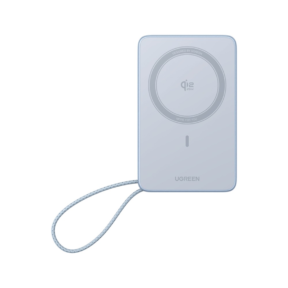 พาวเวอร์แบงค์ Ugreen 10000 mAh 30W Magnetic Qi2 65958B Blue (CCC)