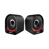 ลำโพง Signo ZONAR SP-616 LED 2.0 Black