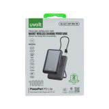 พาวเวอร์แบงค์ UVolt 10000 mAh Wireless Magnet UVP10W-02 Titanium Gray (CCC)