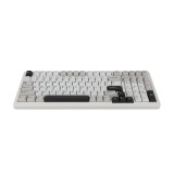 คีย์บอร์ดเกมมิ่ง AULA F99 V.3 Grey/White/Darkgray - Gray Wood Switch