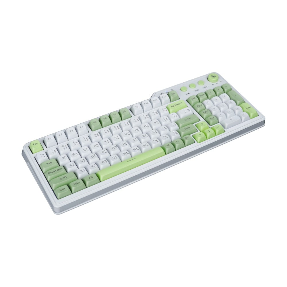 คีย์บอร์ดเกมมิ่ง AULA F3099 GREEN