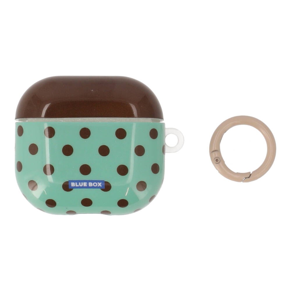 เคส Blue Box AirPods 4 Polka dots Brown/Green