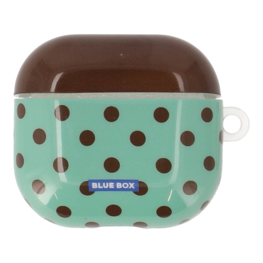 เคส Blue Box AirPods 4 Polka dots Brown/Green