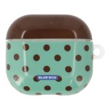 เคส Blue Box AirPods 4 Polka dots Brown/Green