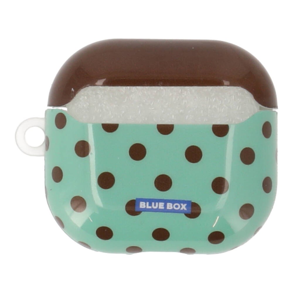 เคส Blue Box AirPods 4 Polka dots Brown/Green