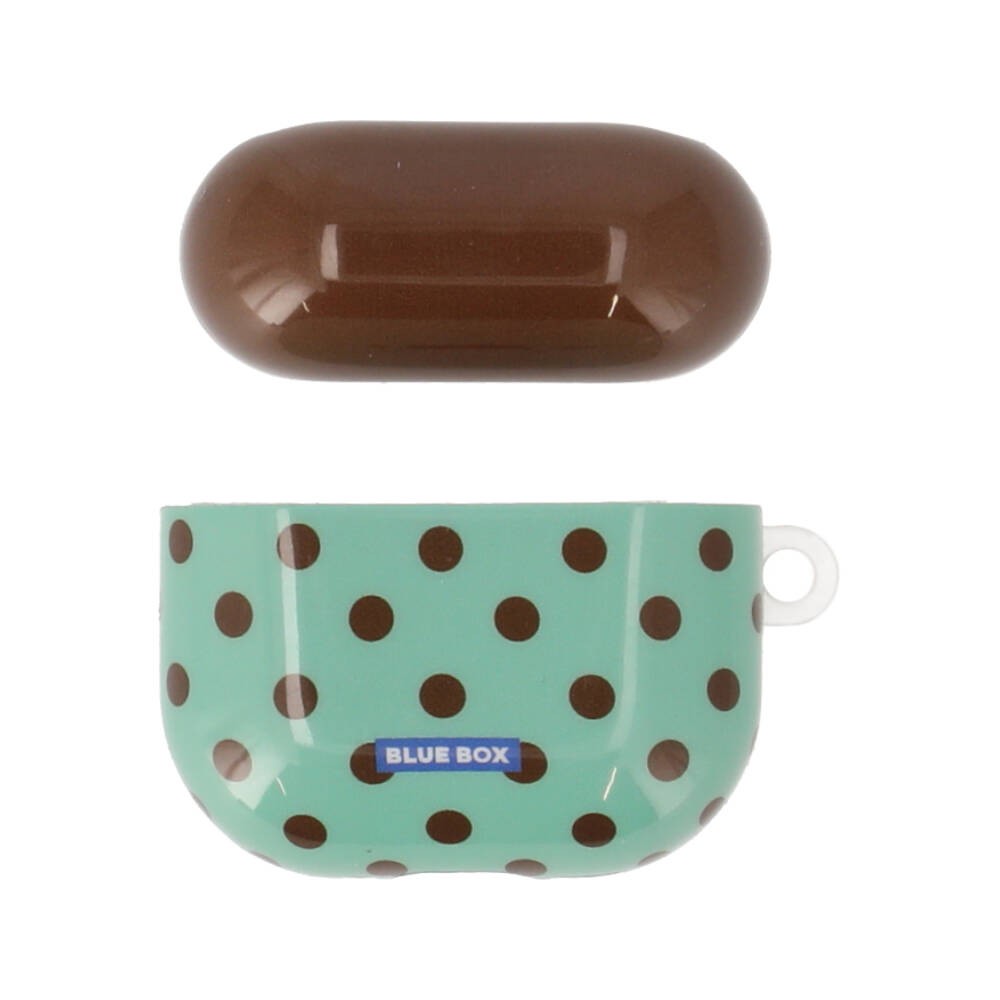 เคส Blue Box AirPods 4 Polka dots Brown/Green