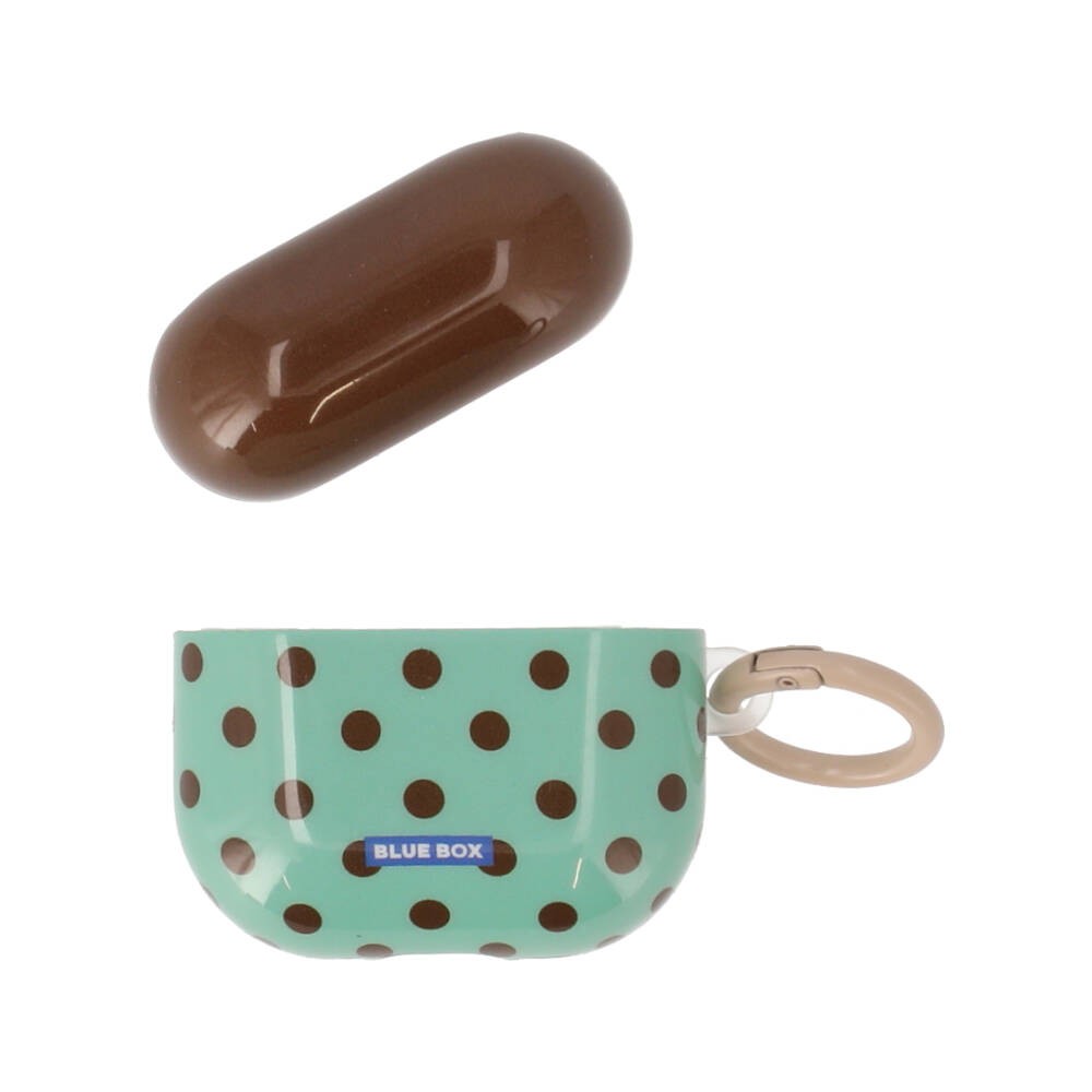เคส Blue Box AirPods 4 Polka dots Brown/Green