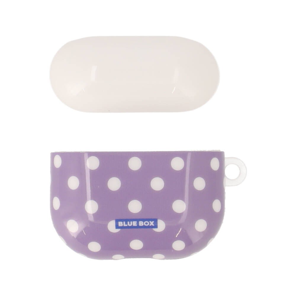 เคส Blue Box AirPods 4 Polka dots White/Purple