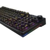 คีย์บอร์ดเกมมิ่ง AULA F98PRO (BLACK) WHITE SWITCH HOT 3IN1 GASKET RGB