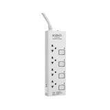 ปลั๊กไฟ Anitech TIS Plug 3600W 4 Socket 4 Switch 3M. H7143 White