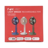 พัดลมตั้งโต๊ะ FOX LightBreeze FM-2028 White