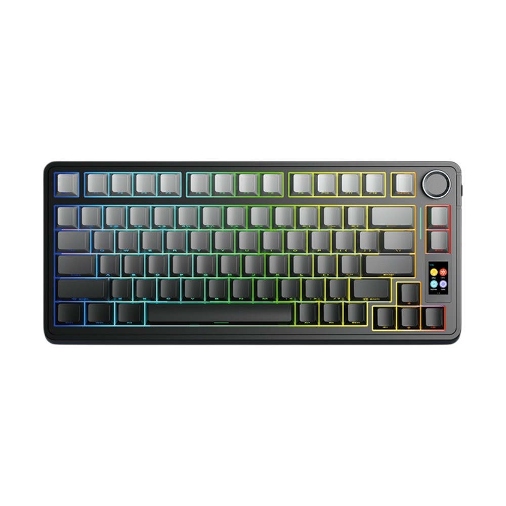 คีย์บอร์ดเกมมิ่ง AULA S75PRO (GRADIENT GRAY) SKYBLUE SWITCH
