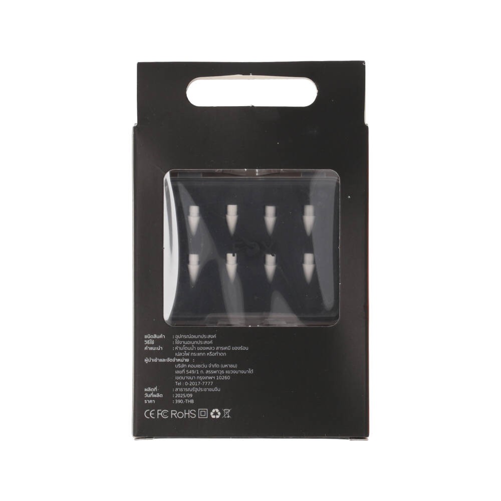 หัวปากกาไอแพด FOX Stylus Apple Pencil Tips Gen1/2 White (8 Pack)