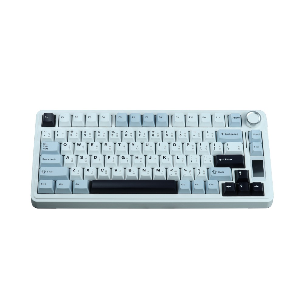คีย์บอร์ดเกมมิ่ง AULA S75PRO (BLUE/WHITE/BLACK PURPLE) SKYBLUE SWITCH