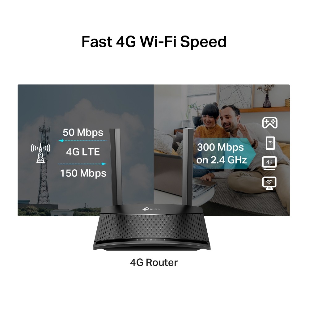 เราเตอร์ใส่ซิม TP-Link Archer MR101 300Mbps Wireless N 4G LTE