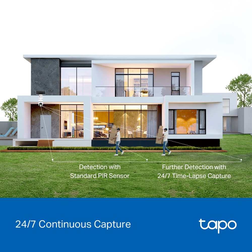 กล้องวงจรปิด TP-Link Tapo C630 KIT Solar-Powered Pan/Tilt Security Camera Kit 5MP