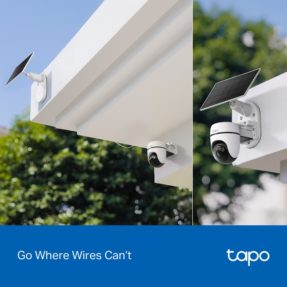 กล้องวงจรปิด TP-Link Tapo C630 KIT Solar-Powered Pan/Tilt Security Camera Kit 5MP
