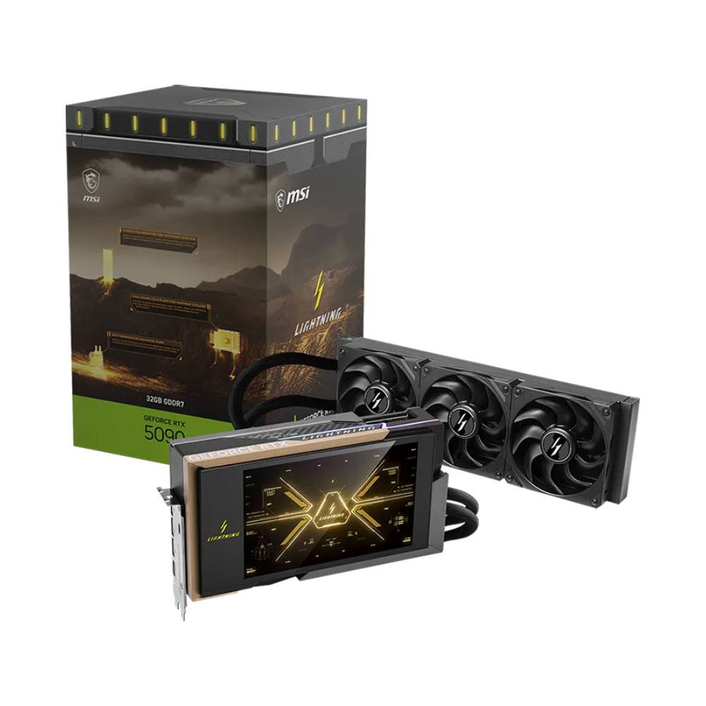 การ์ดจอ MSI GeForce RTX 5090 32G LIGHTNING Z GDDR7 512-bit