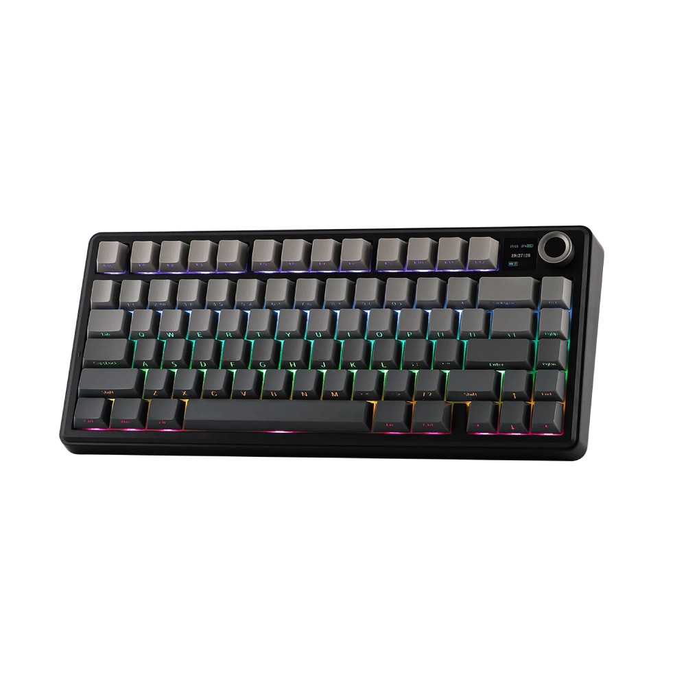 คีย์บอร์ดเกมมิ่ง AULA F75 MAX (GRADIENT GRAY) GREEN SWITCH