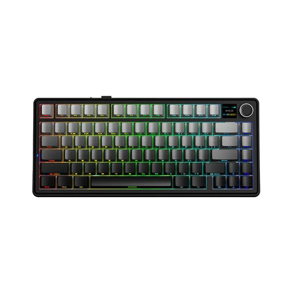 คีย์บอร์ดเกมมิ่ง AULA F75 MAX (GRADIENT GRAY) GREEN SWITCH