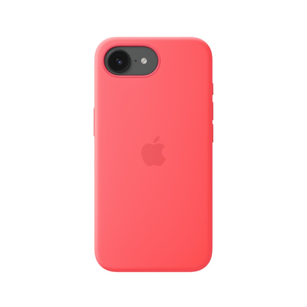Apple iPhone 17e Silicone Case with MagSafe - Bright Guava