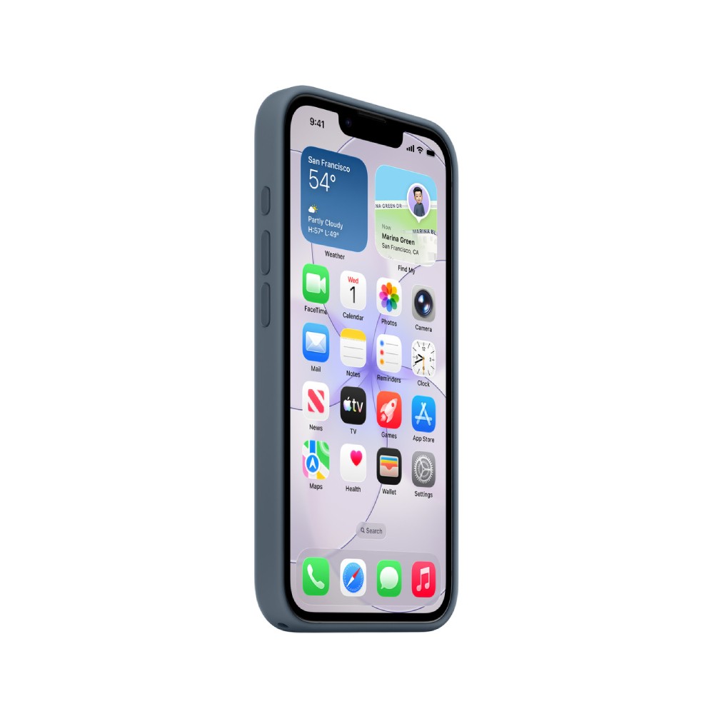 Apple iPhone 17e Silicone Case with MagSafe - Anchor Blue