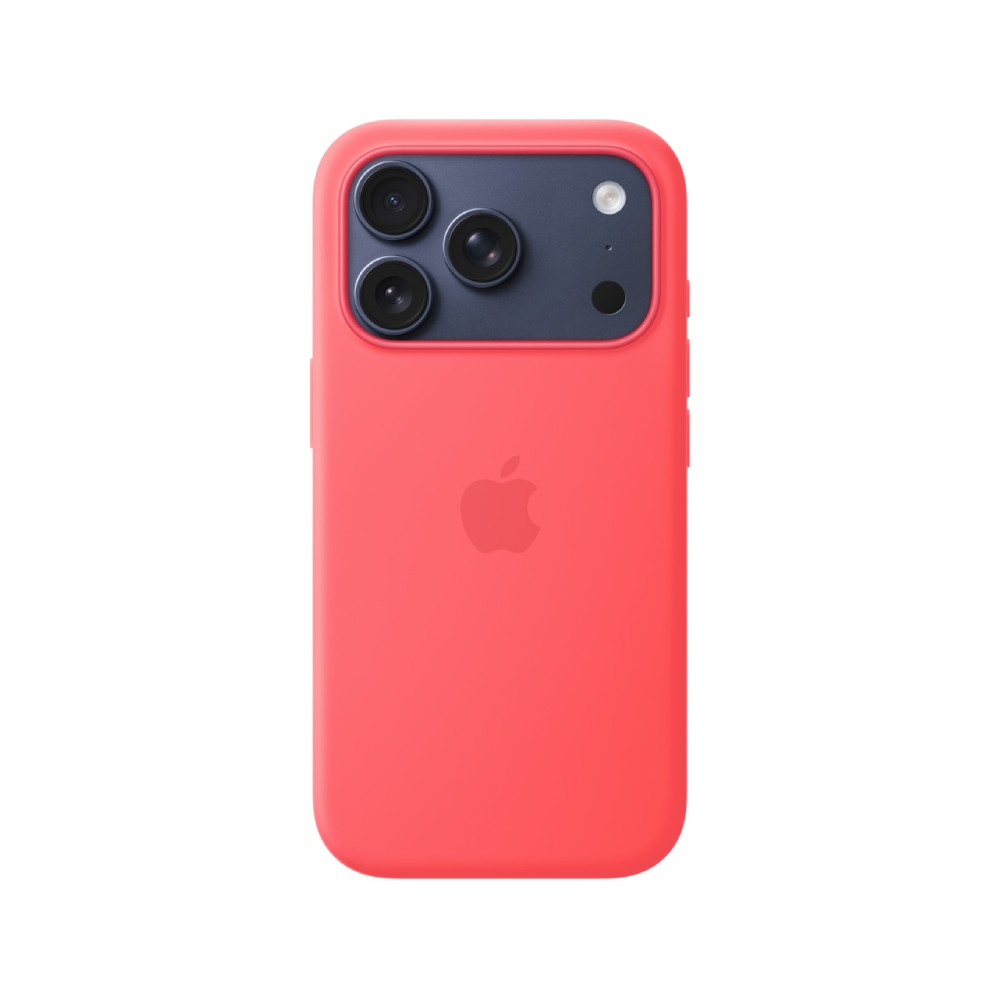 Apple iPhone 17 Pro Silicone Case with MagSafe - Bright Guava