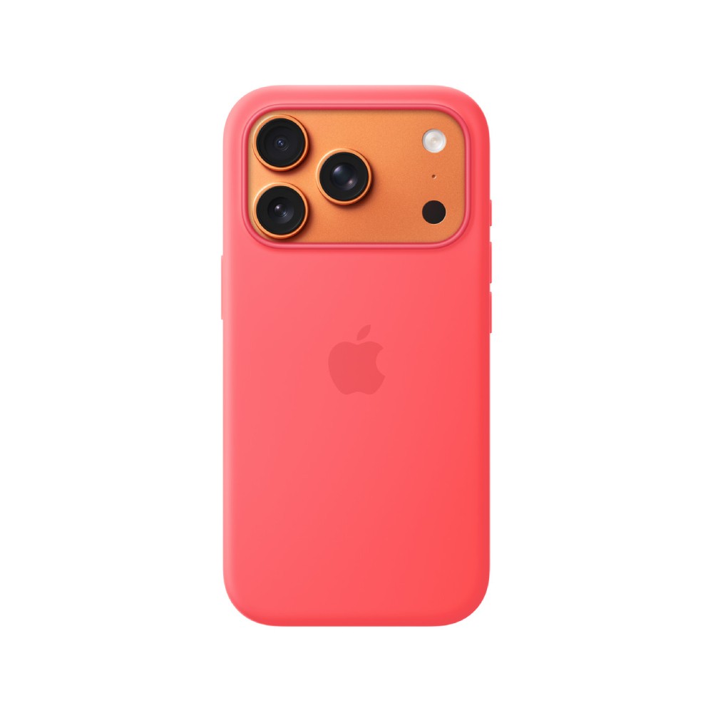 Apple iPhone 17 Pro Silicone Case with MagSafe - Bright Guava