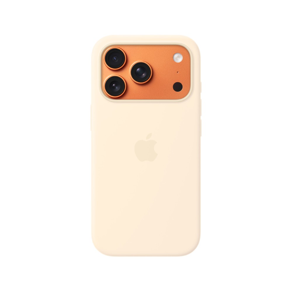 Apple iPhone 17 Pro Silicone Case with MagSafe - Vanilla
