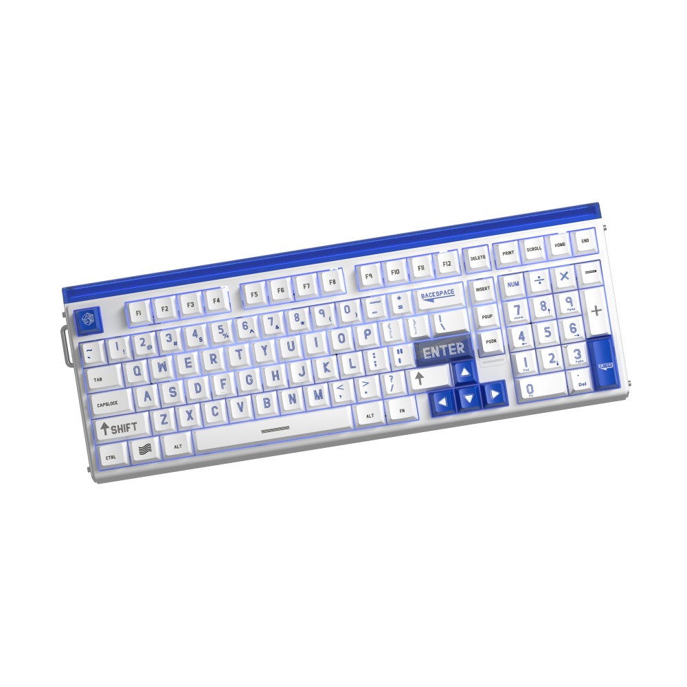 คีย์บอร์ดเกมมิ่ง AULA HERO99 (BLUE) CHUN MNT SWITCH