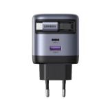 อะแดปเตอร์ Ugreen Wall USB Charger 1 USB-A/1 USB-C (PD65W) GaN Gray (75645) (TISI)