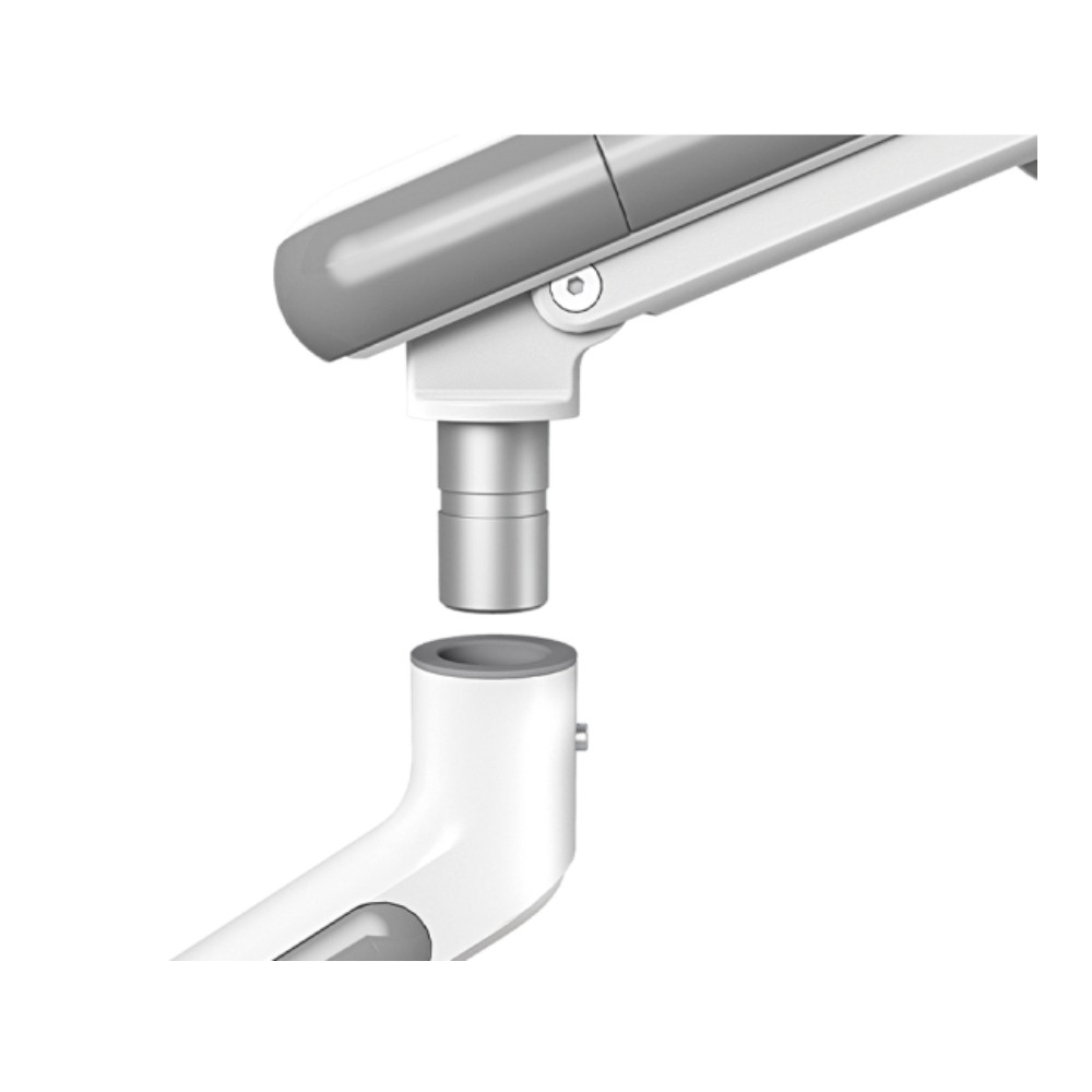 แขนจับจอมอนิเตอร์ Brateck Single Monitor Arm (LDT68-C012) White
