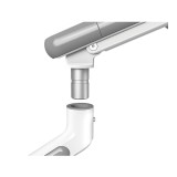 แขนจับจอมอนิเตอร์ Brateck Single Monitor Arm (LDT68-C012) White