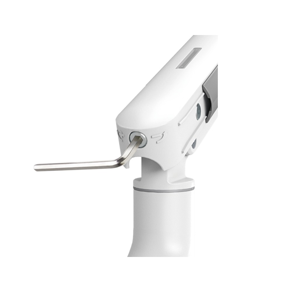 แขนจับจอมอนิเตอร์ Brateck Single Monitor Arm (LDT68-C012) White