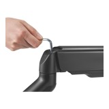 แขนจับจอมอนิเตอร์ Brateck Single Monitor Arm (LDT46-C012E) Black