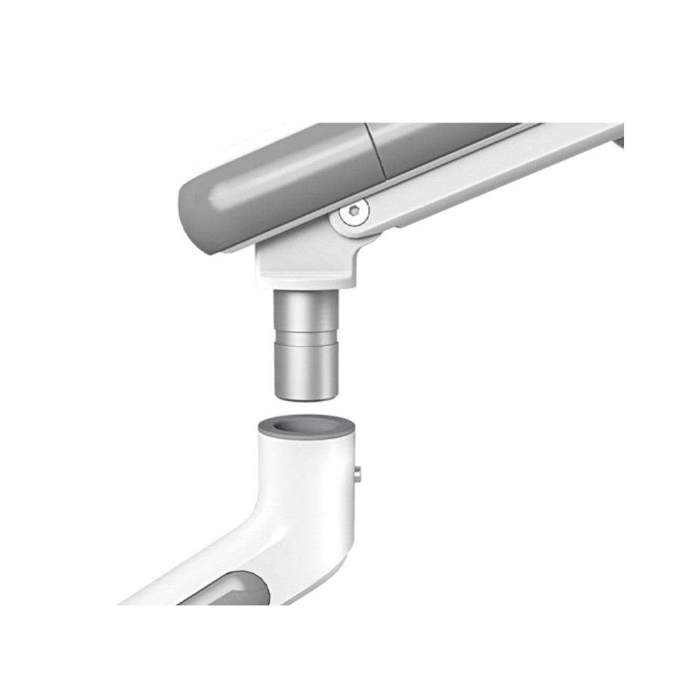 แขนจับจอมอนิเตอร์ Brateck Dual Monitor Arm (LDT68-C024) White