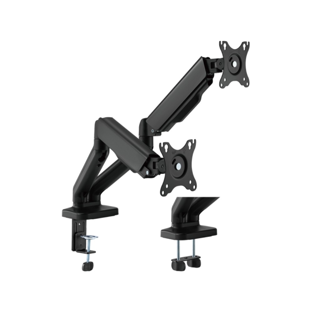 แขนจับจอมอนิเตอร์ Brateck Dual Monitor Arm (LDT46-C024E) Black