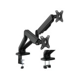 แขนจับจอมอนิเตอร์ Brateck Dual Monitor Arm (LDT46-C024E) Black