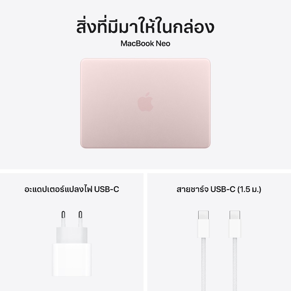 Apple MacBook Neo 13 : A18 Pro chip 6C CPU/5C GPU/8GB/256GB Blush (2026)