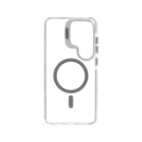 เคส QPLUS Samsung Galaxy S26 Ultra Magnetic Transparent Gray with Camera Stand