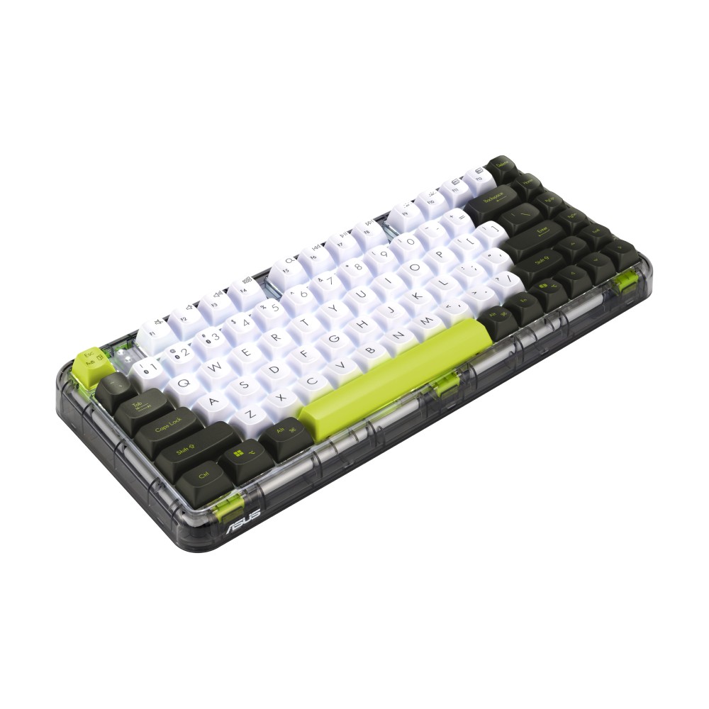 คีย์บอร์ดไร้สาย Asus Jelly75 KD201 Volt Green
