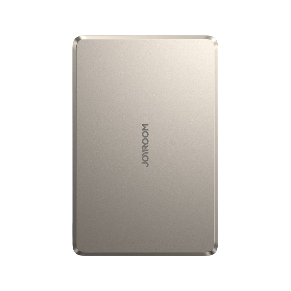พาวเวอร์แบงค์ JOYROOM 10000mAh Ultra-Slim Metal Magnetic Wireless (JR-PBM08 Pro 20W) (CCC) Natural Titanium