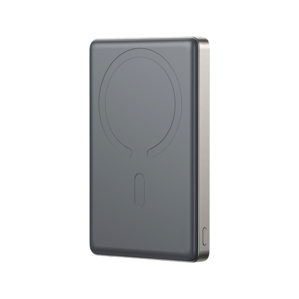 พาวเวอร์แบงค์ JOYROOM 10000mAh Ultra-Slim Metal Magnetic Wireless (JR-PBM08 Pro 20W) (CCC) Natural Titanium