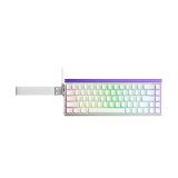 คีย์บอร์ดเกมมิ่ง AULA HERO 68 HE (WHITE) METEOR MNT SWITCH