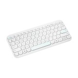 คีย์บอร์ดไร้สาย Asus Marshmallow KW100 Iridescent White