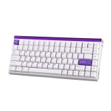คีย์บอร์ดเกมมิ่ง AULA HERO 84 HE (WHITE/PURPLE) PLUTO MNT SWITCH