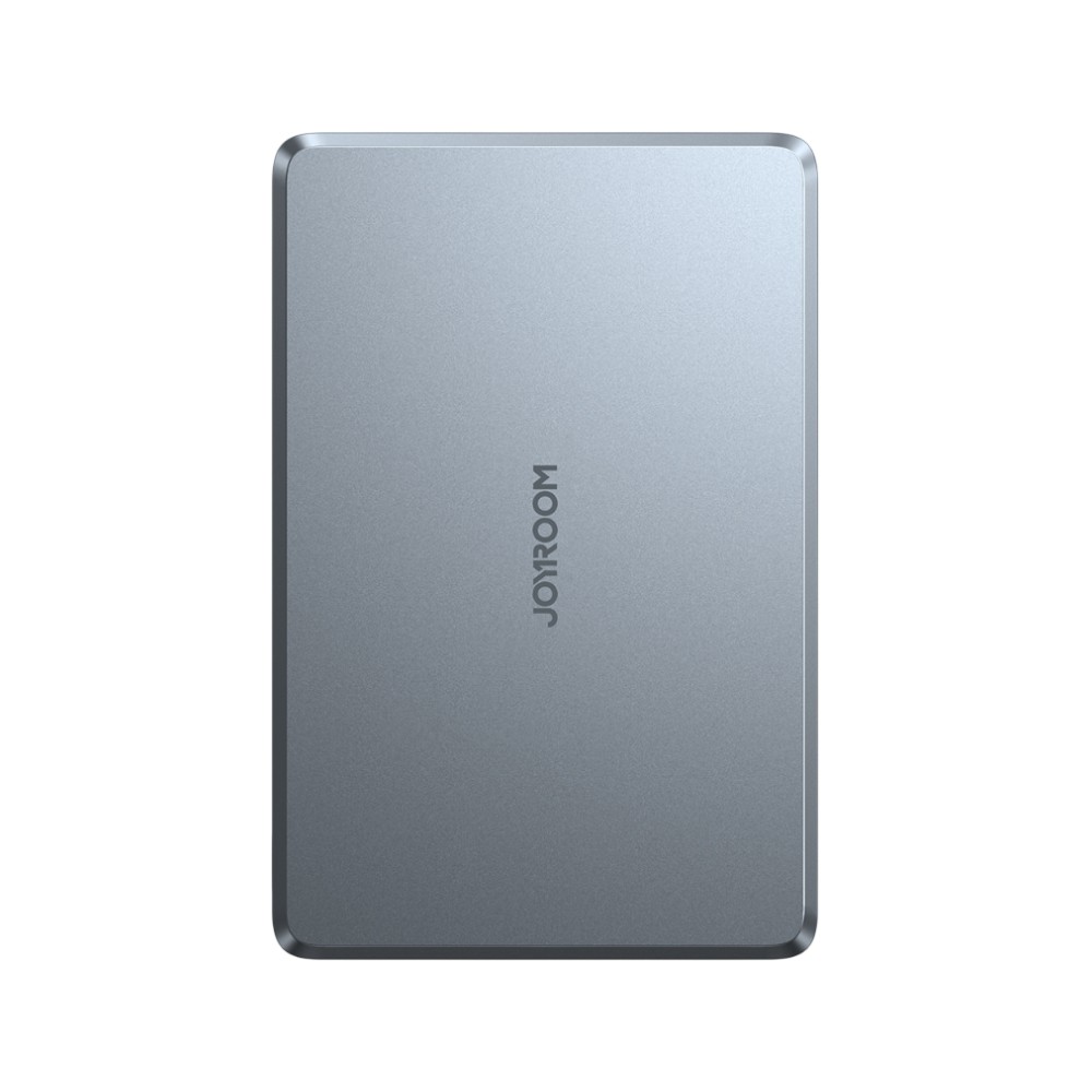 พาวเวอร์แบงค์ JOYROOM 10000mAh Ultra-Slim Metal Magnetic Wireless (JR-PBM08 Pro 20W) (CCC) Space Gray