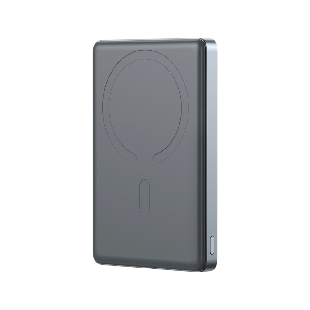 พาวเวอร์แบงค์ JOYROOM 10000mAh Ultra-Slim Metal Magnetic Wireless (JR-PBM08 Pro 20W) (CCC) Space Gray